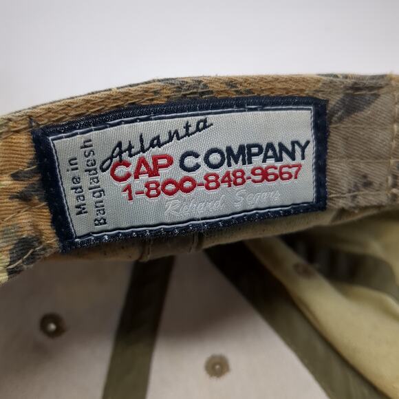 Ferguson Georgia Baseball Cap Multi One Size Adjustable Camo Atlanta Cap Company - Picture 9 of 9